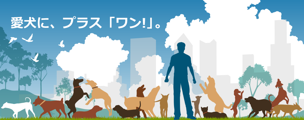 愛犬に、プラス「ワン!」。